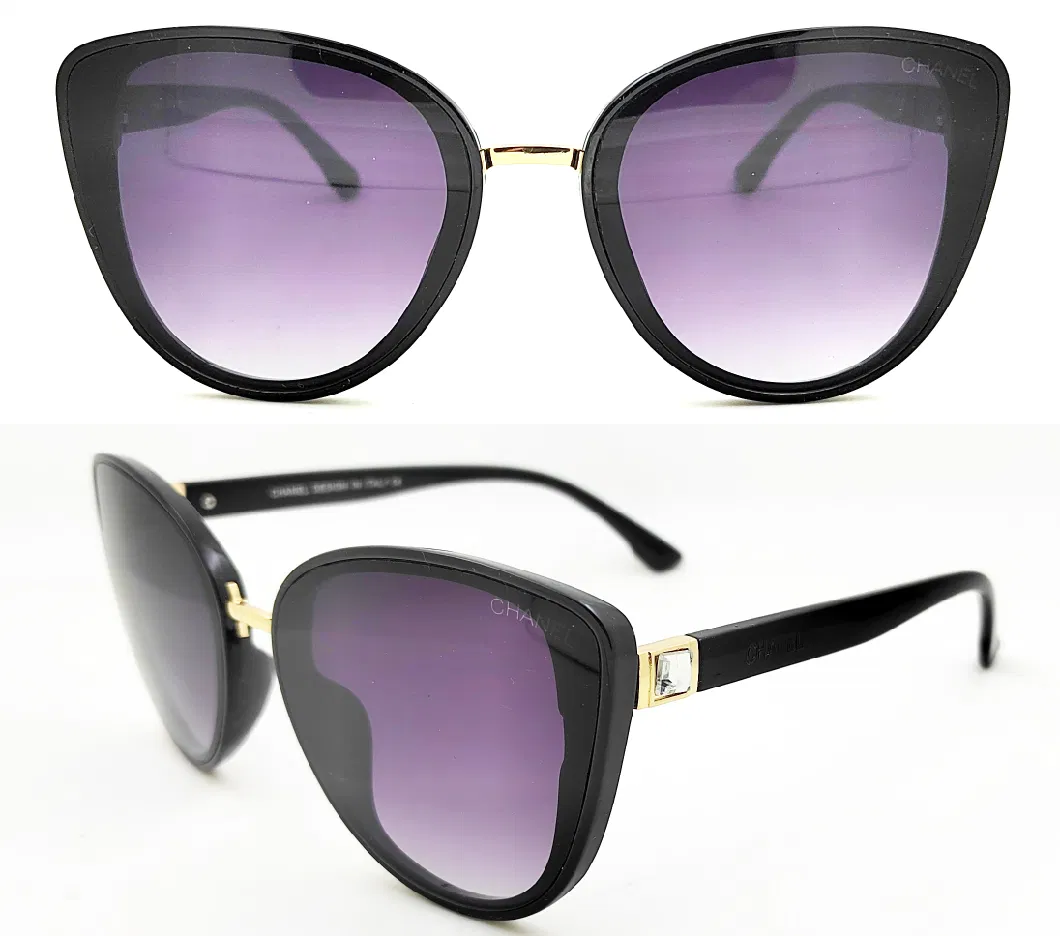2024 Lady PC Purple Big Lens Sunglasses