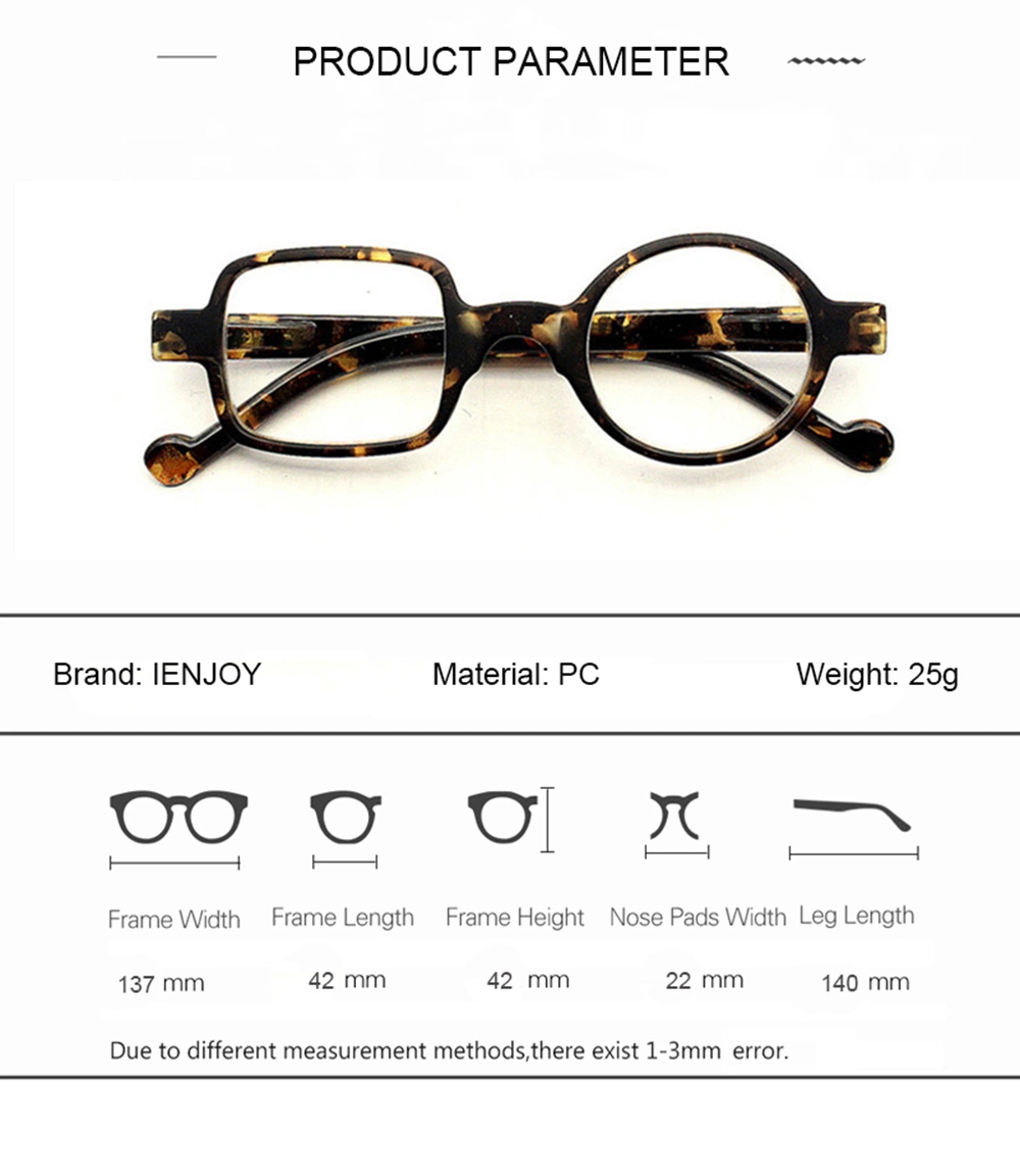 Cheap Fashion Asymmetrical Round&Square Men Women Presbyopia Glasses Reading Glasses