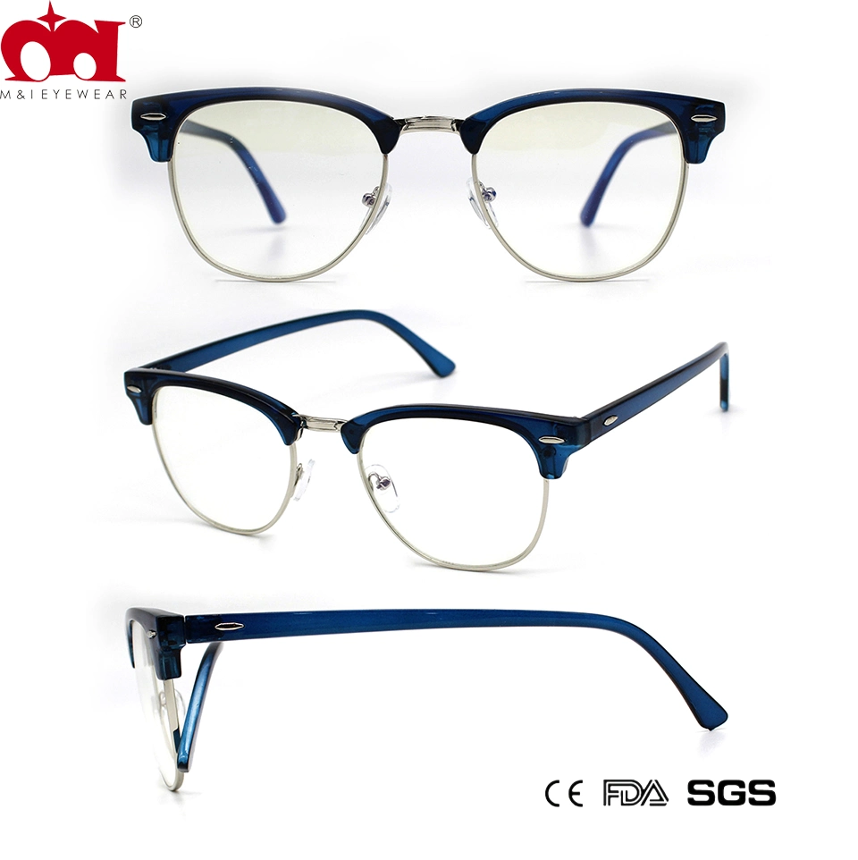 Multicolor Eyebrow Frame Fashion Half Rim High Quality Popular Reading Glasses (WRP20017)