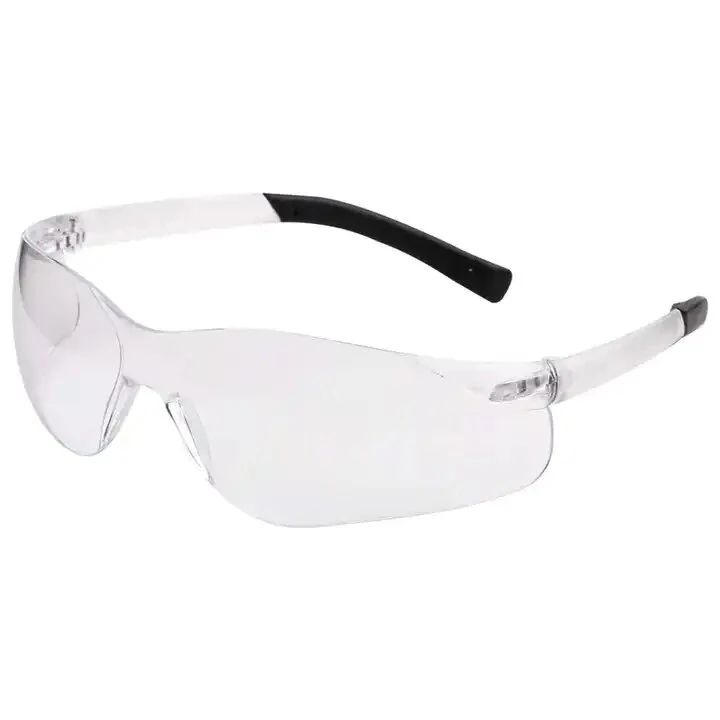 Industrial ANSI Z87.1 Eyes Safety Glasses Anti Dust Anti Splash Customized Logo Dark Lens Safety Working