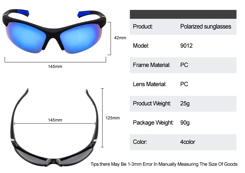 Anlorr 9012 Cycling Glasses Goggles Mens Photochromic Cycling Sunglasses Polarized Driving Glasses