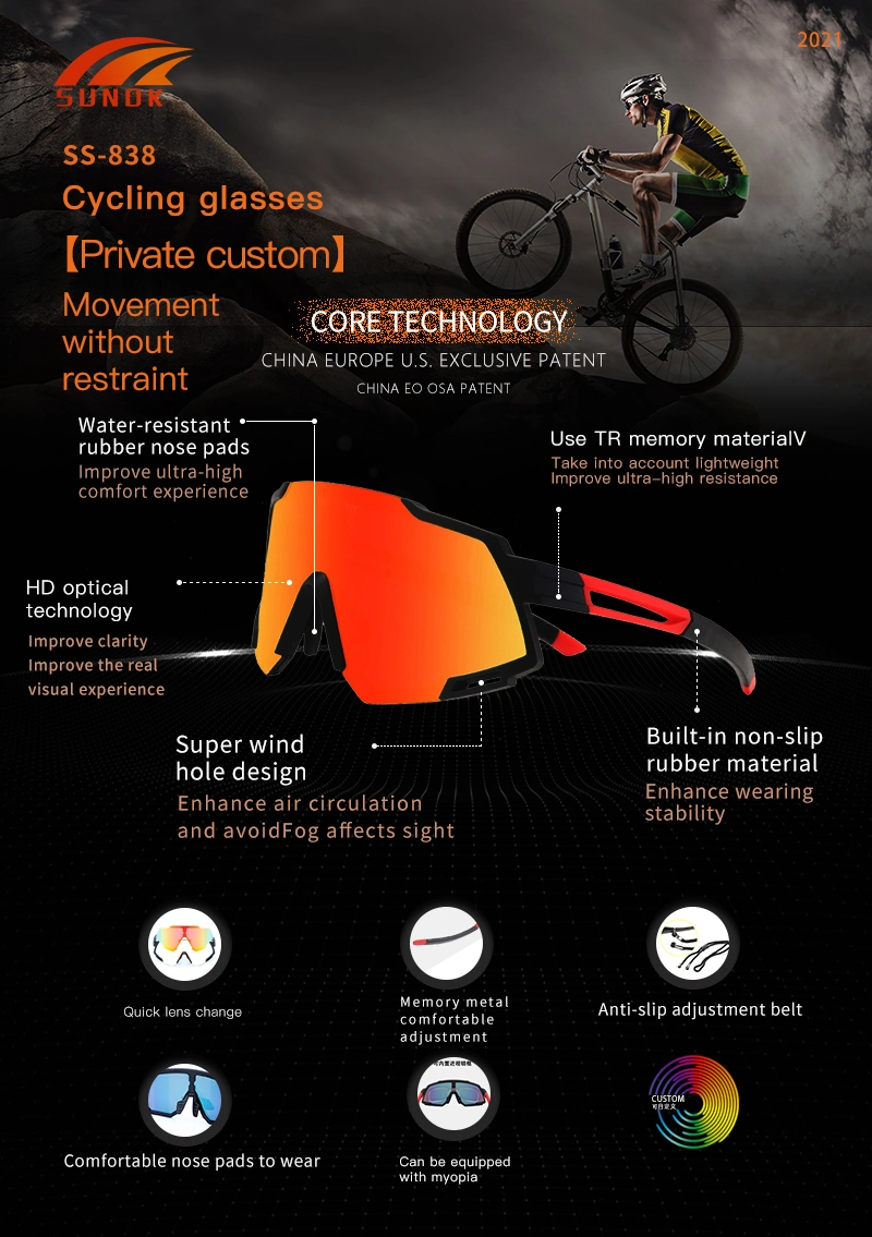 Sports Sunglasses Under 250 Cycle Glasses with Interchangeable Lenses