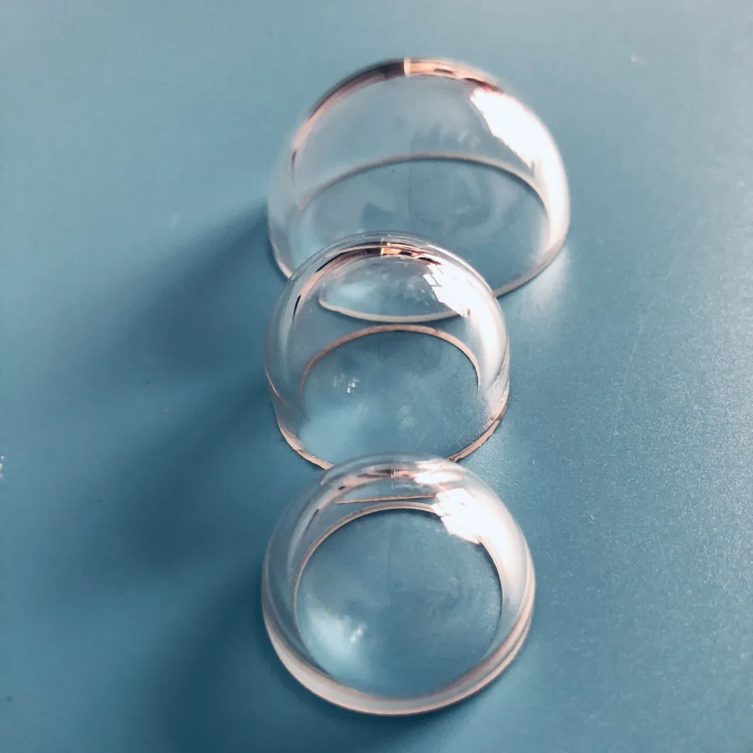 Customized Optical Glasses Bk7 Fused Silica Sapphire Clear Glass Ball Dome Lens Foucing Ball Lens