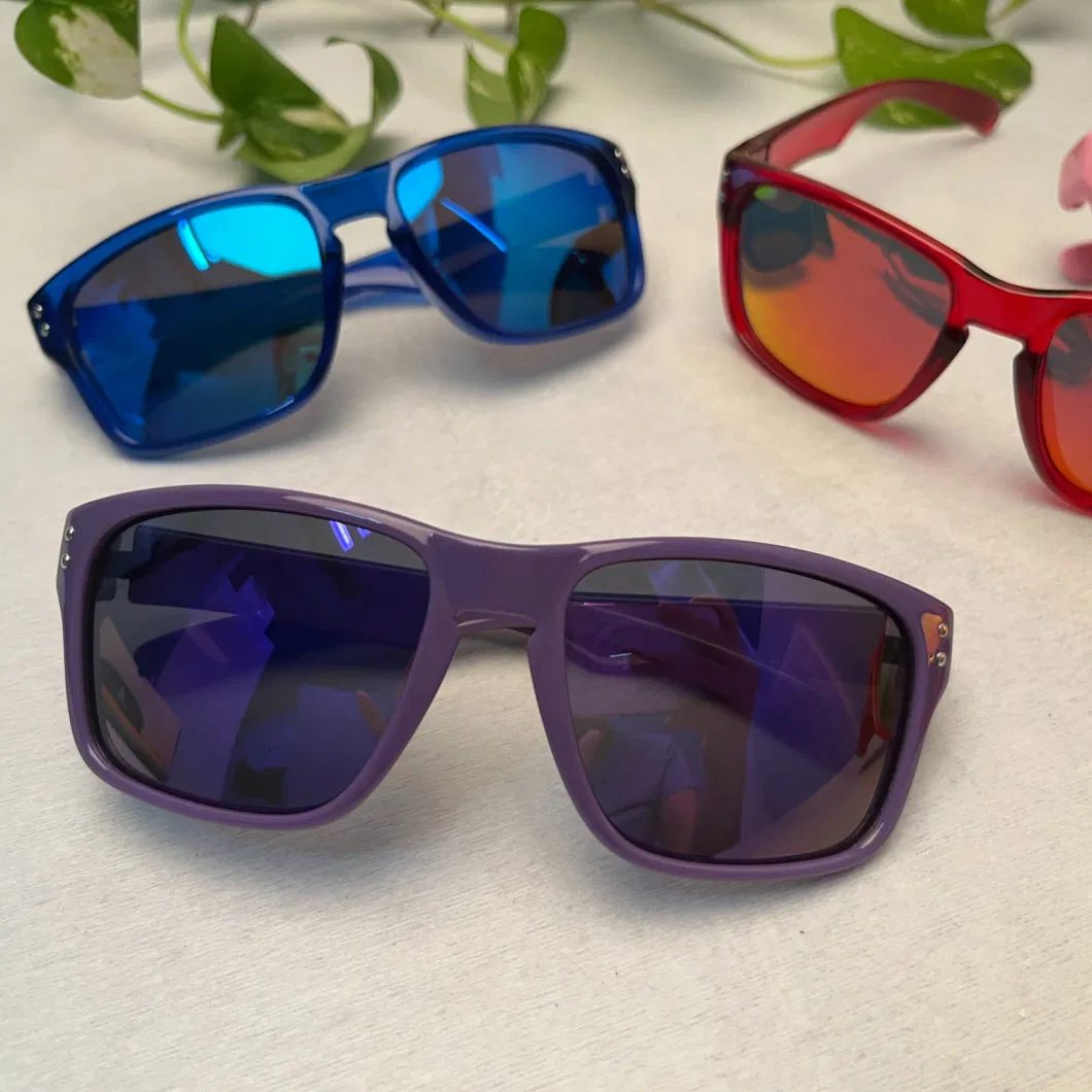 Fashion Style New Design Rubber Frame Tac Lens Sunglassess for Kids Polarized