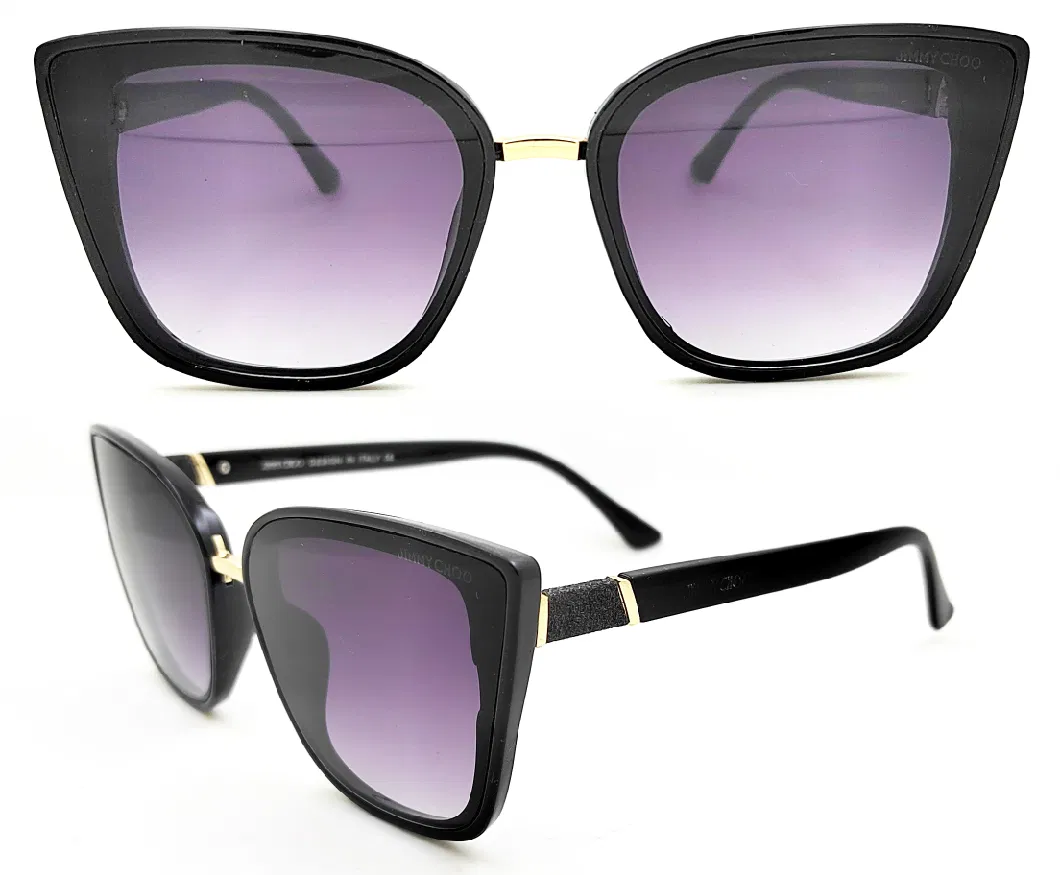 2024 Lady PC Purple Big Lens Sunglasses
