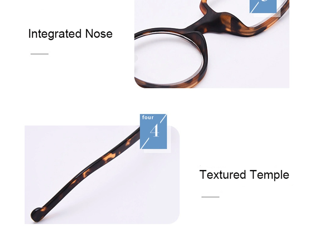 Cheap Fashion Asymmetrical Round&Square Men Women Presbyopia Glasses Reading Glasses