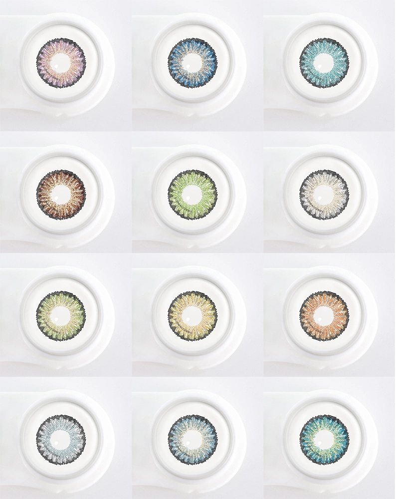 Colored Lenses for Eyes FL Color Contact Lenses for Brown Blue Green Eyes Lenses with Power