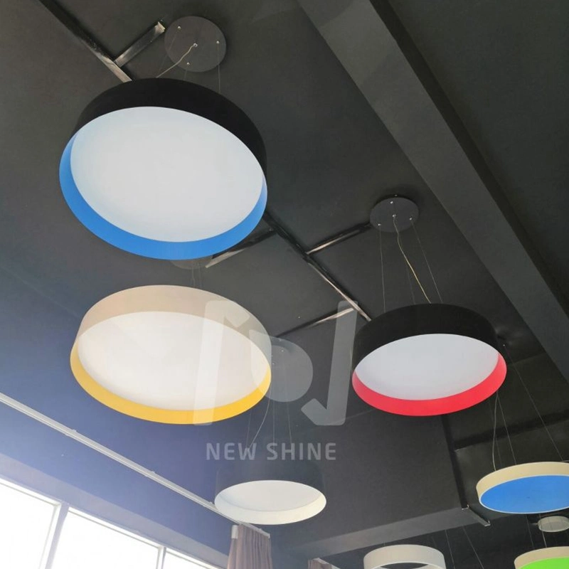 D900mm 34&quot; Modern Suspended Round Ceiling LED Panel Pendant Light