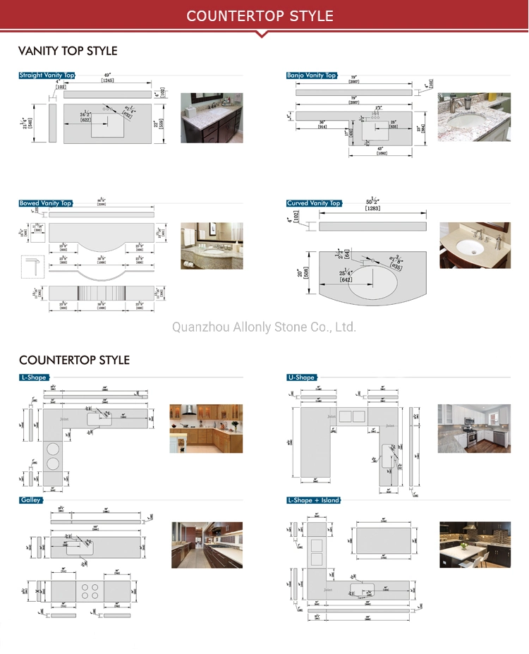 Wholesale /Customized Round /Sqaure Design Natural Staturio White Marble Table Top