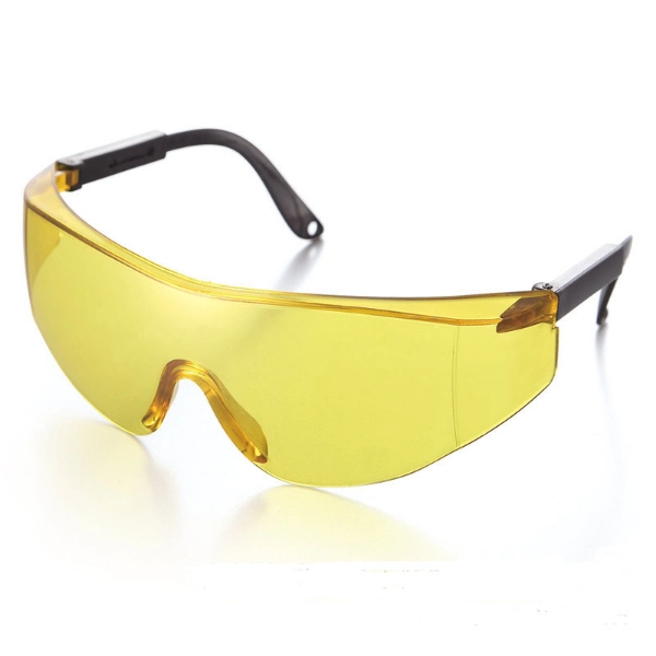 PC Lens PC Frame Industrial Anti-UV Safety Glasses with Adjustable Legs
