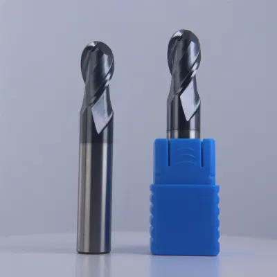  Mts HRC45 4/2 Flutes Ball Nose Carbide End Mill with Cutting Tool CNC Milling Cutter Drill Bits Machine Tool Tungsten Carbide