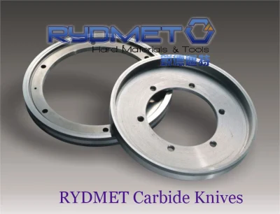 High Quality Solid Tungsten Cemented Carbide Slitting Knives Blades Cicular Round Ring