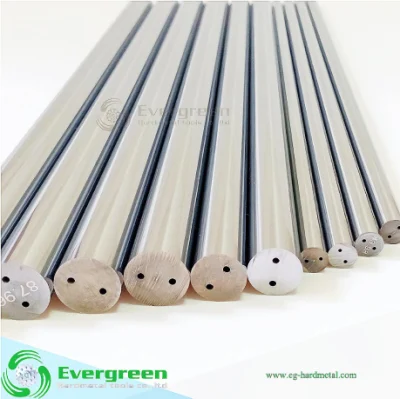 Blank Carbide Rod Tungsten Bar with Coolant Sraight or Helical Holes