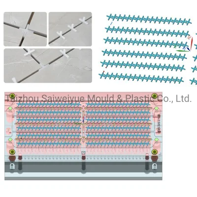 Wall Positioning Mold Plastic Ceramic Cross DIY Guide Laying Spacer Injection Mould