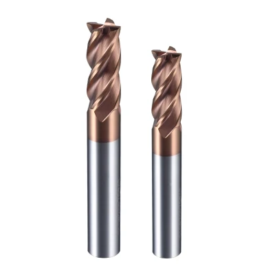 4 Flutes Square End Mills Cutting Tool Tungsten Carbide