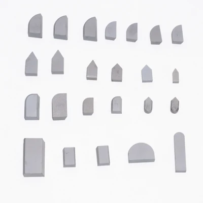 Tungsten Carbide Brazing Tips /Yg6 Cemented Tips Carbide Brazed Tip Type C