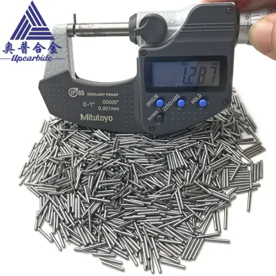 Diameter 1.3*9.5mm Tungsten Carbide Polishing Rods with Double Ends Chamfer
