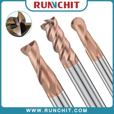 High Quality Customize Milling Cutter HRC70/65/55 Carbide Square End Mill 2/4 Flute Endmill Tungsten Carbide Cutting Tools for CNC Milling Machine Tools