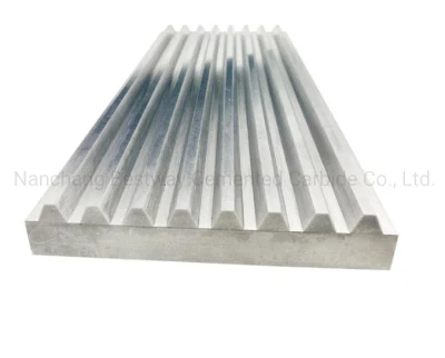 OEM&ODM Abrasive Tungsten Carbide Jaw Plate Hard Alloy Polysilicon and Monocrystalline Silicon Crushing Jaw Plate