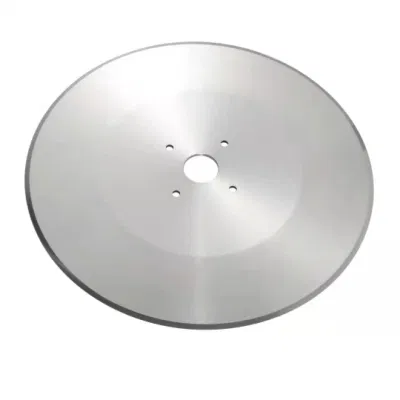 Custom High Precision Roll Tissue Paper Bag Slitting Circular Round Multi Groove Blade
