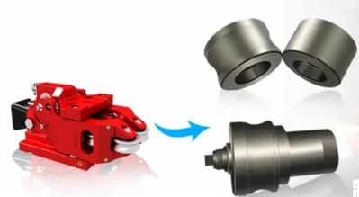 Composite Titanium Carbide Guide Rolls for The Rod and Bar Mill Industry