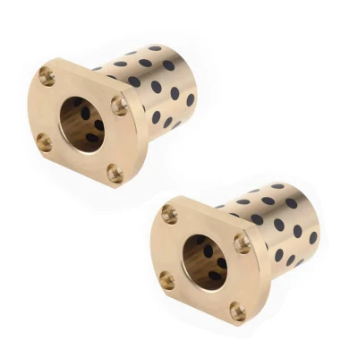 12*8*15h Bearing Tungsten Carbide Brass Copper Fit Sleeve Flange Bronze Bushing