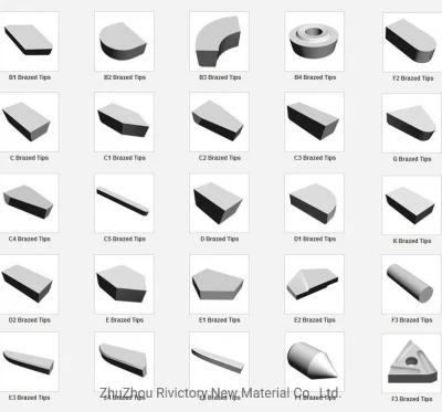 C120 Yg8 Carbide Brazed Insert Cemented Carbide Brazing Tips for Tungsten Carbide Tipped Tool