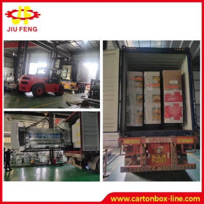 Cardboard Printing Slotting Die-Cutting Folding Gluing Production Line Carton Box Machine Line