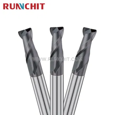 High Precision CNC 2/4 Flute Tungsten Solid Carbide End Mill Cemented Carbide Solid Carbide Tool for Steel Metal Cutting (DRBI1230)