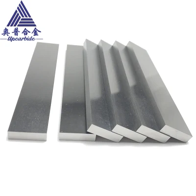 7*25*150mm Silver Grey Tungsten Cemented Sheet Flat Bartungsten Carbide Plate for Pressing Dies