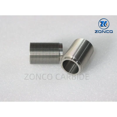 High Corrosion Resistance OEM Custom Tungsten Carbide Nozzles Wholesale Drauble Thread Cemented Nozzles