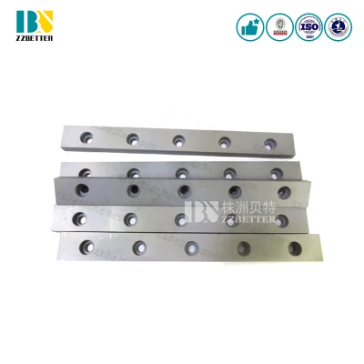 Cemented Carbide Strips Tungsten Carbide Strips with Holes for Wood Cutting Tools