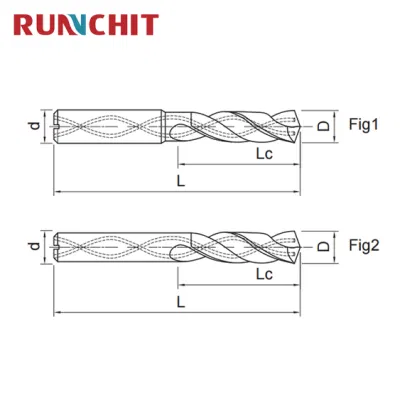 China Factory HRC52 Tungsten Carbide Drills Solid Carbide Twist Drills Aiticrn Coating for Steel (NHKB148)