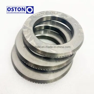 Yg15/Ygh30 3 PCS/Set 145X95X15mm Pr Type Tungsten Carbide Cold Roll for Ribbed Reinforcing Steel Rods