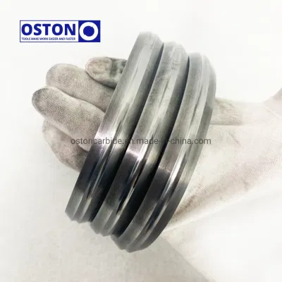 Yg15/Ygh30 Tungsten Carbide Cold Roll Steel Ribbed Rolls for Steel Wire Rolling