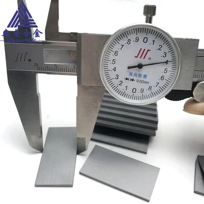 Tungsten Bar Yg8 10-330mm Customized Length Hip Sintered Tungsten Carbide Flat Bars Carbide Strip