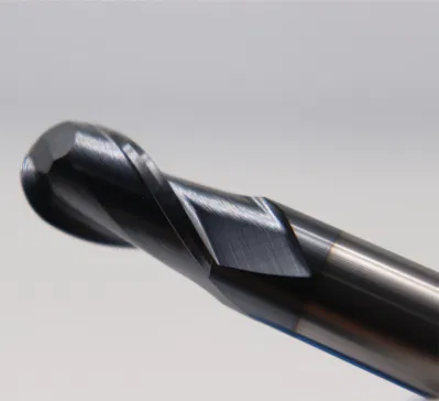 Mts HRC45 4/2 Flutes Ball Nose Carbide End Mill with Cutting Tool CNC Milling Cutter Drill Bits Machine Tool Tungsten Carbide