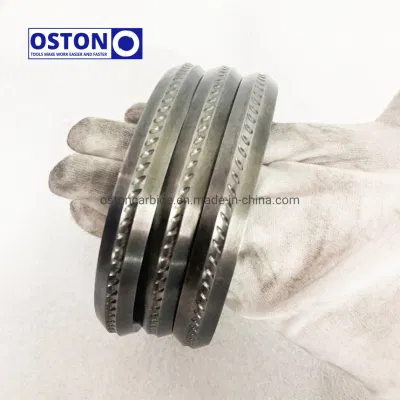 Yg15/Ygh30 Tungsten Carbide Cold Roll Steel Ribbed Rolls for Steel Wire Rolling