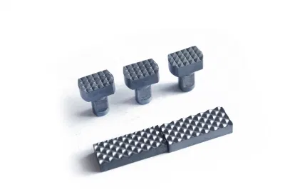 OEM Customized Tungsten Cemented Carbide Gripper Inserts Are Welded Into The Steel Jaws as Chuck Jaw for Gripping Drill Rods Used in Diamond Drilling Industry