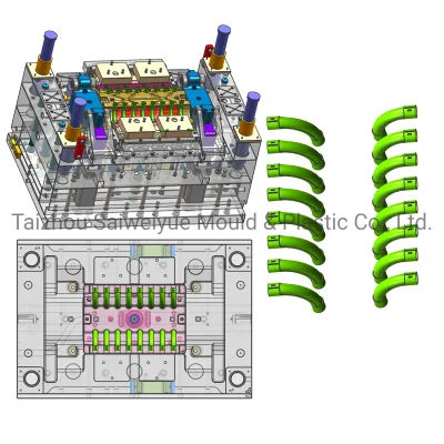 Plastic Electrical 20mm Conduit Bend Moulding PVC Industrial Cable Elbow Injection Mould