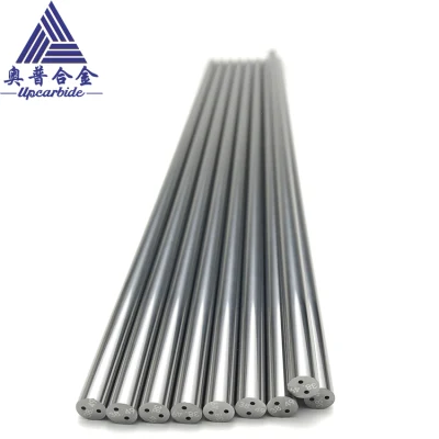 Yl10.2 Tungsten Carbide Rod/Fine Grinding Cemented Carbide Round Bar with Two Straight Coolant Hole with Dia7*330mm