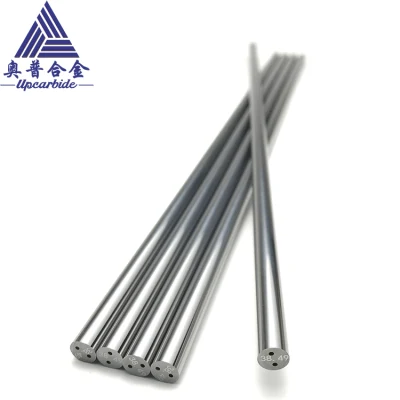 Yl10.2 Tungsten Carbide Rod/Fine Grinding Cemented Carbide Round Bar with Two Straight Coolant Hole with Dia7*330mm