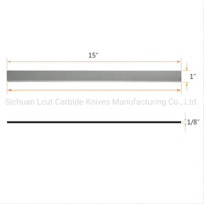 HSS Planer Blades Tct Planer Blades Tungsten Carbide Insert 15 Inch Planer Blades for Wood Chipper Wood Peeling Knife Woodworking and Cutter Cutting Tool