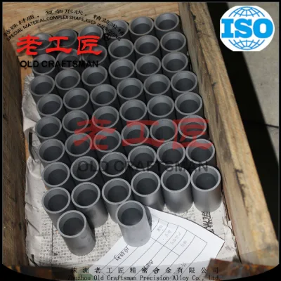 Tungsten Cemented Carbide Shaft Bushing for Machine Part