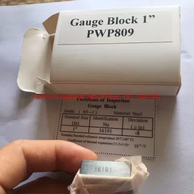 Tungsten Carbide Gage Block Gcr15 as-1 1inch Gauge Block (WW-GB01)