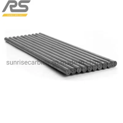 Cutting Tool Manufacture Tungsten Carbide Double Hole Straight Rod Unground Bar