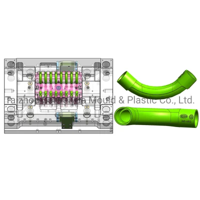 Plastic Electrical 20mm Conduit Bend Moulding PVC Industrial Cable Elbow Injection Mould