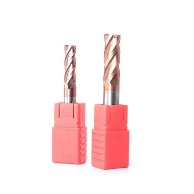 4 Flutes Square End Mills Cutting Tool Tungsten Carbide