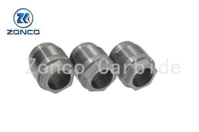 OEM Customized Non-Standard Factory Wear Resistant PDC Cemented Tungsten Carbide Thread Nozzle for Oil Gas Brill Bits