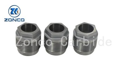 OEM Customized Non-Standard Factory Wear Resistant PDC Cemented Tungsten Carbide Thread Nozzle for Oil Gas Brill Bits